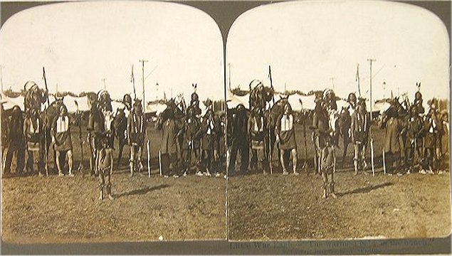 Part of the Buffalo Bill Wild West Show