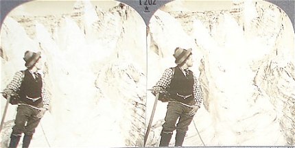 Among the Jagged Ice Peaks of the Illecillewaet Glacier, BC