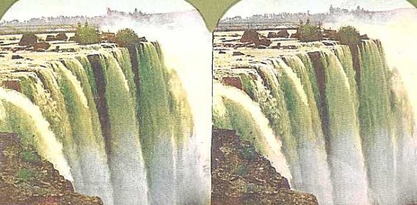 Horseshoe Falls and Rainbow at Niagara 1898