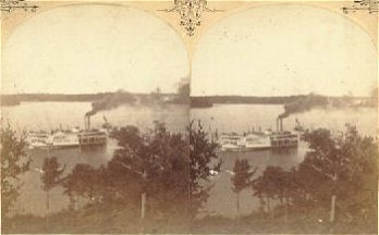 City of St. Louis steamer on Lake Superior