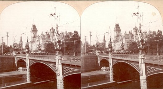 Government Buildings and Bridge Across the Rideau Canal, Ottawa