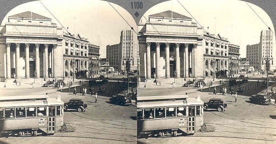 Bank of Montreal at Portage and Main,, Winnipeg, Manitoba