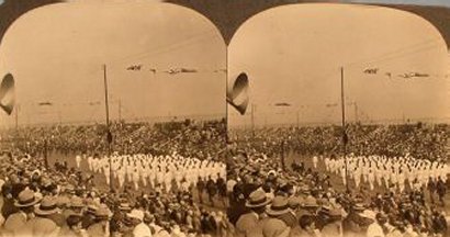 Medinah Chanters from Chicago in Shriner's Convnention Peace Parade, June 12, 1930