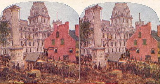 Nelson Monument and Market, Montreal