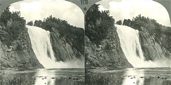 Montmorency Falls near Quebec City