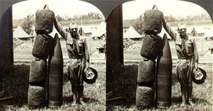 Soldier with Large Projectile
