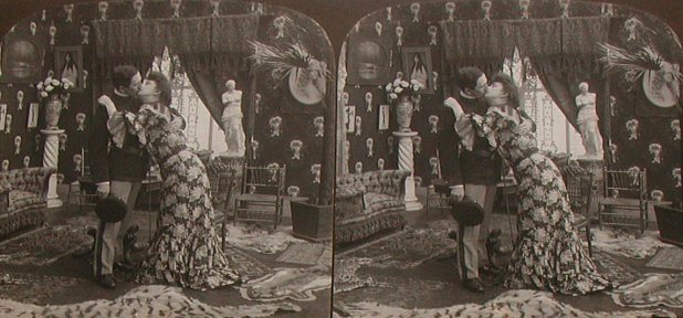 Farewell Kiss for Man Off to War
