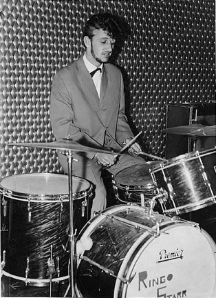 ringo starr beatles before early rory storm hurricanes drummer young teddy boy 1962 drum were drums band boys years richard