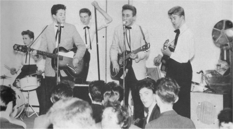 Paul and John and their early skiffle group
