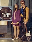 On set of Western Union CKX-TV Show