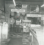 Bill in the Ernest Tubb Record shop before live broadcast