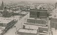 Looking south on 9 st. ~ St. Pauls Church ~ City Hall ~ Prince Edward Hotel ~ Hydro Chimney