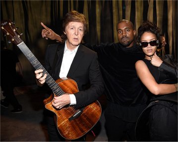 Kanye West and Rihanna