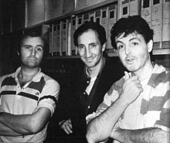 Phil Collins and Pete Townshend