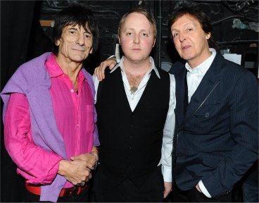 Ron Wood and James McCartney