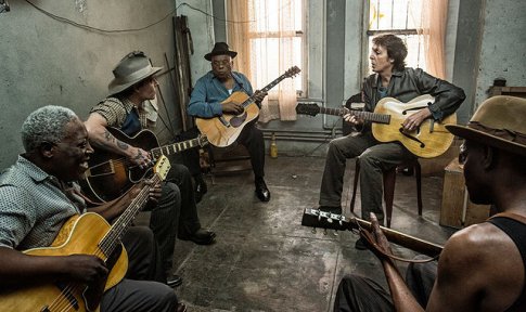 Johnny Depp and blues pickers in Paul's Early Days doc