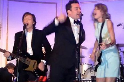 Jimmy Fallon and Taylor Swift