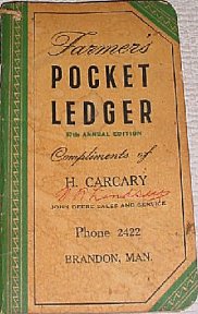 Farmer's Pocket Ledger