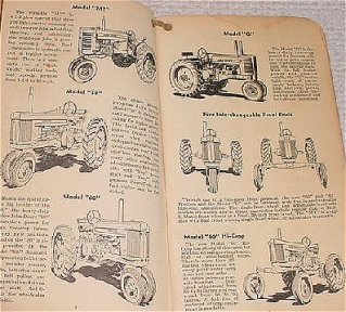 Farmer's Pocket Ledger tractors