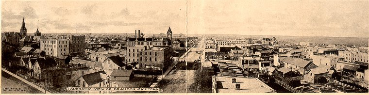 Panoramic View of Brandon