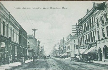 Rosser Avenue Looking West