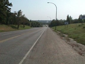 Descending into Scenic Assiniboine Valley