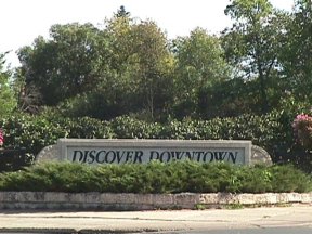 Gateway to Rosser Avenue