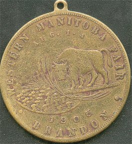 Western Manitoba Fair Medallion 1905