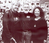 Ron Robinson with the Hillmans after Royal Manitoba Winter Fair broadcast