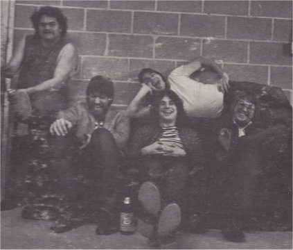 Rocking album photo shoot