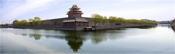 Northwest corner of the Forbidden City, Beijing, China