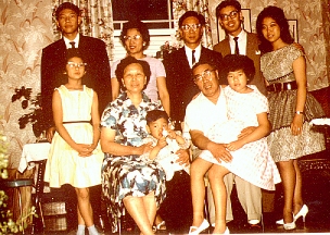 The Choy Family at home in Newdale, Manitoba, Canada: Mid '60s