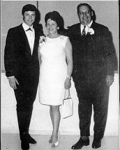 Bobby with Mom and Dad: Mary and John Curtola