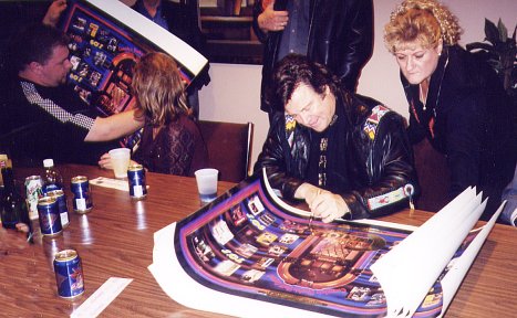 After-Show Signings in the Green Room with Band, Fans and Friends
