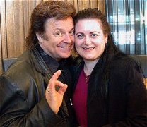 Bobby and WHERE Magazine editor, Kirsty Spence