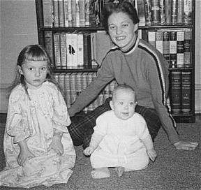 Beth with Heather and Donna,   1958
