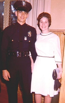 Sister Gloria  before wedding Fiancee grad from L.A. Police Academy