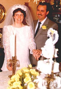 Donna`s wedding to Bill Kiryliuk Boxing Day 1987