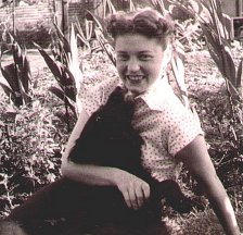 Beth's back yard ~ 1952