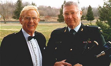 Cowie and Roy at Barb's Wedding