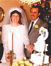 Donna and Bill's Wedding ~ December 1987