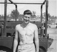 Relaxing at a lake outside Hanover 1953