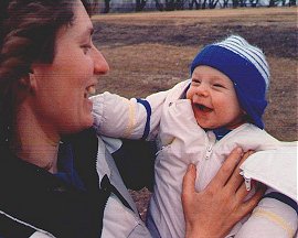 Daughter Heather and baby Andrew