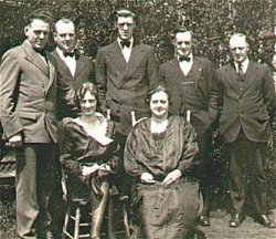 Dad and Sibling after their mother's funeral May 1930