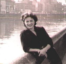 Beth in Dublin. Honeymoon 1953