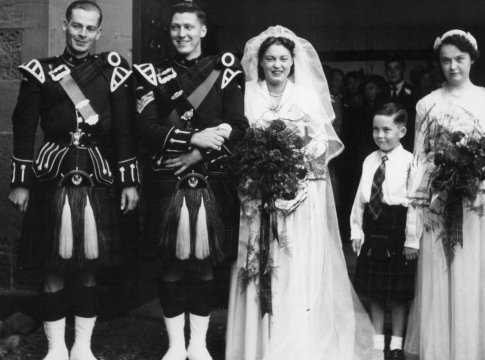 Wedding Day - Dunbar, Scotland - September 19, 1953