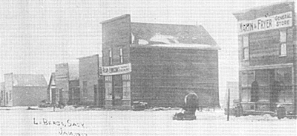 La Berge, Saskatchewan - January 1913