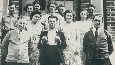 School Picture 1936 - Donald left - Gordon right