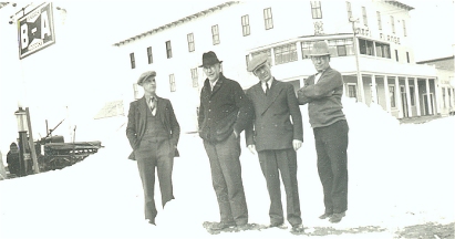 NC Mason (Station Master) - D. Walker (Bank Manager) - G. Kinsman (Town Clerk) - S. Atwell (Hotel Owner)