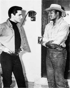 Elvis and Jim Brown